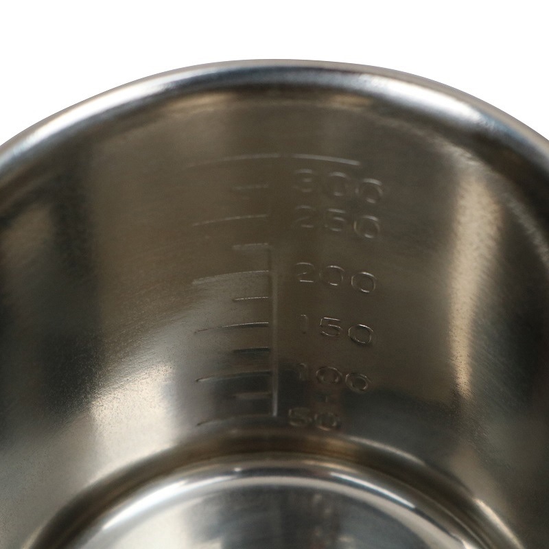 スギコ産業 18-8 計量水マス 口付 300cc SA0901-SH-633M 1個（ご注文単位1個）【直送品】