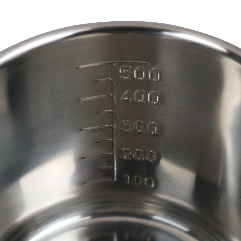 スギコ産業 18-8 計量水マス 口無 500cc SA0910-SH-634 1個（ご注文単位1個）【直送品】