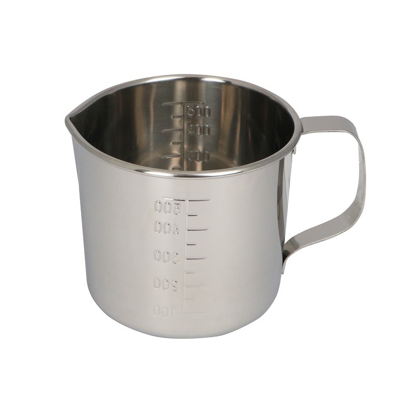 スギコ産業 18-8 計量水マス 口付 500cc SA0902-SH-634M 1個（ご注文単位1個）【直送品】