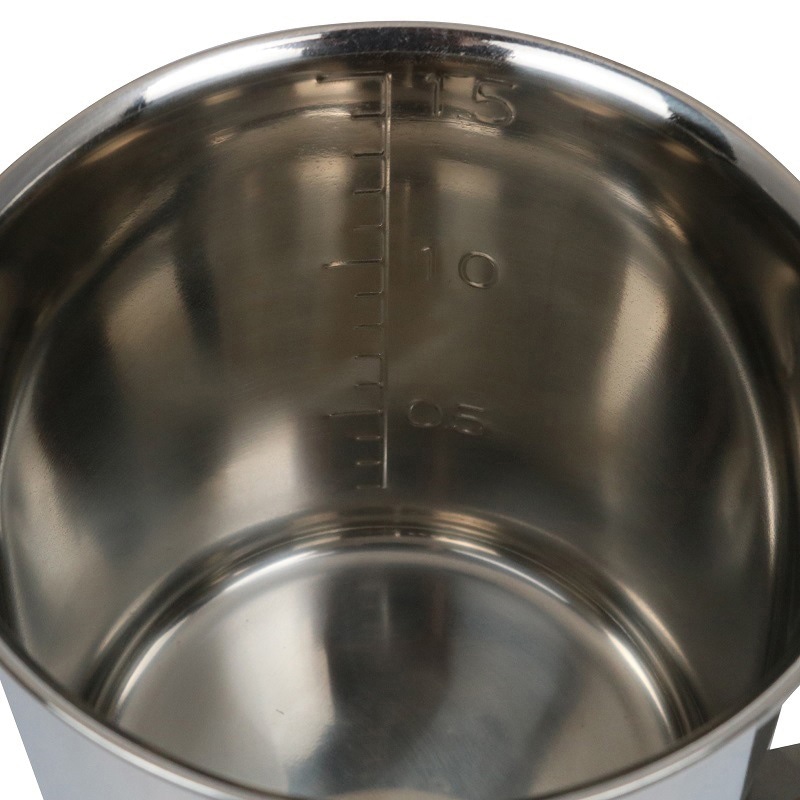 スギコ産業 18-8 計量水マス 口付 1.5L SA0904-SH-636M 1個（ご注文単位1個）【直送品】