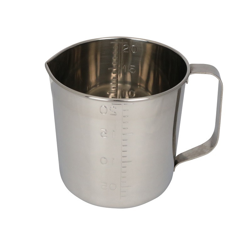 スギコ産業 18-8 計量水マス 口付 2L SA0905-SH-637M-ヤク2L 1個（ご注文単位1個）【直送品】