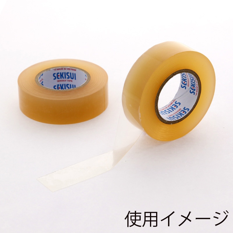 ビニールテープ エスロン 19×10 No.360 透明 1巻