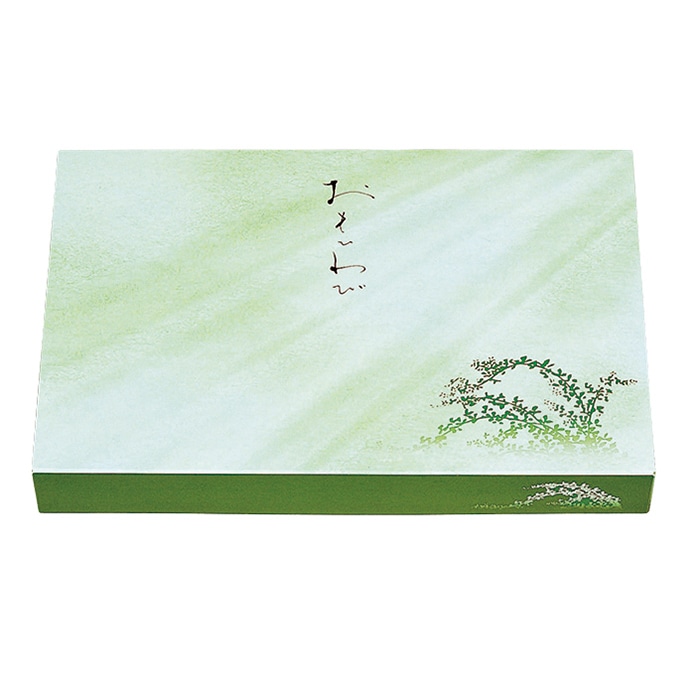 北原産業 弁当容器　紙ボックス　本体　セパレート 90-60　おもひわび OM-90　50枚/袋（ご注文単位6袋）【直送品】