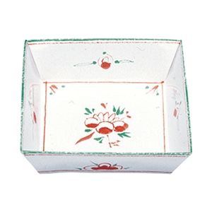 北原産業 松花堂 紙トレー 80-花 CF-8013 20枚/袋（ご注文単位20袋）【直送品】