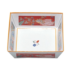 北原産業 松花堂 紙トレー 80-花林 CF-8010 20枚/袋（ご注文単位20袋）【直送品】