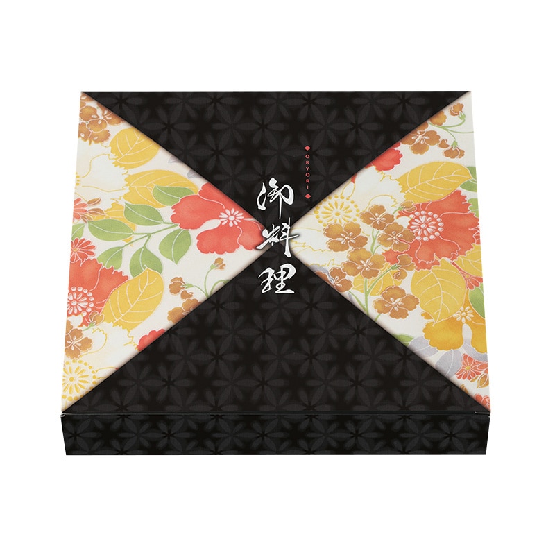 北原産業 紙ボックス弁当容器 本体 70-70 黒椿 KTU-70 50個/袋(ご注文単位6袋)【直送品】