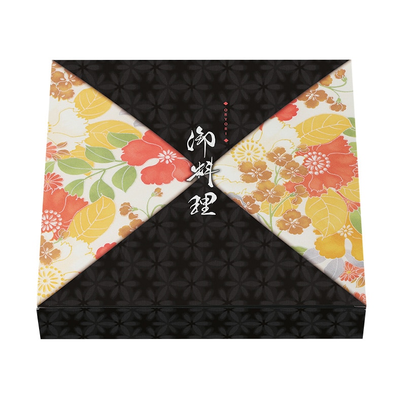 北原産業 紙ボックス弁当容器 本体 80-80 黒椿 KTU-80 50個/袋(ご注文単位6袋)【直送品】