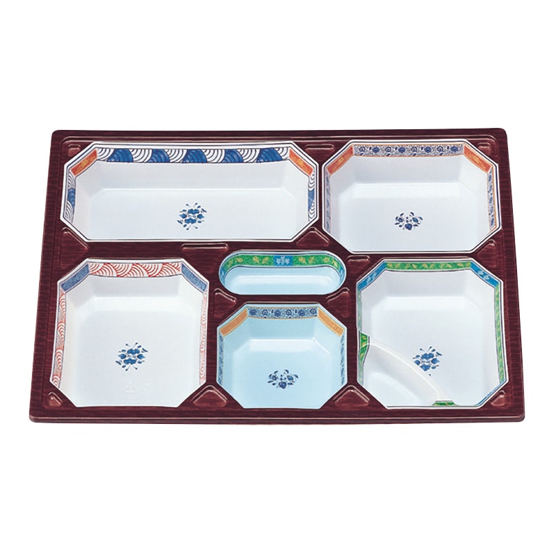 北原産業 紙ボックス弁当容器　中仕切　115-80 C-7　若杉  20個/袋（ご注文単位4袋）【直送品】