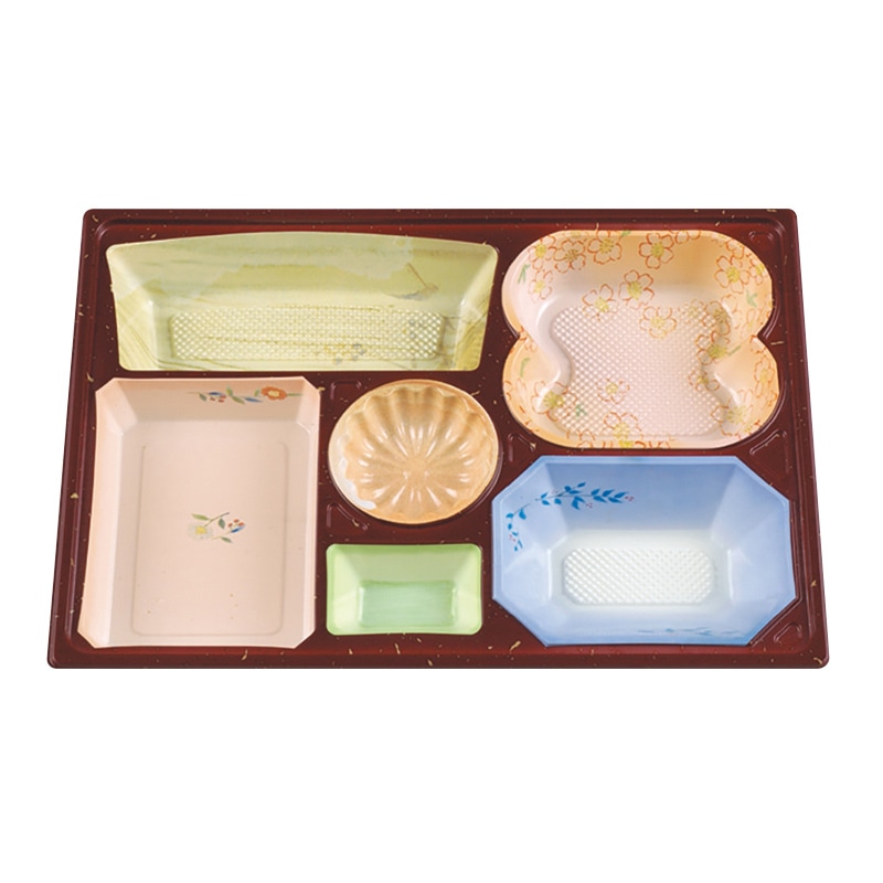 北原産業 紙ボックス弁当容器　中仕切　115-80 F-2　常磐  20個/袋（ご注文単位4袋）【直送品】