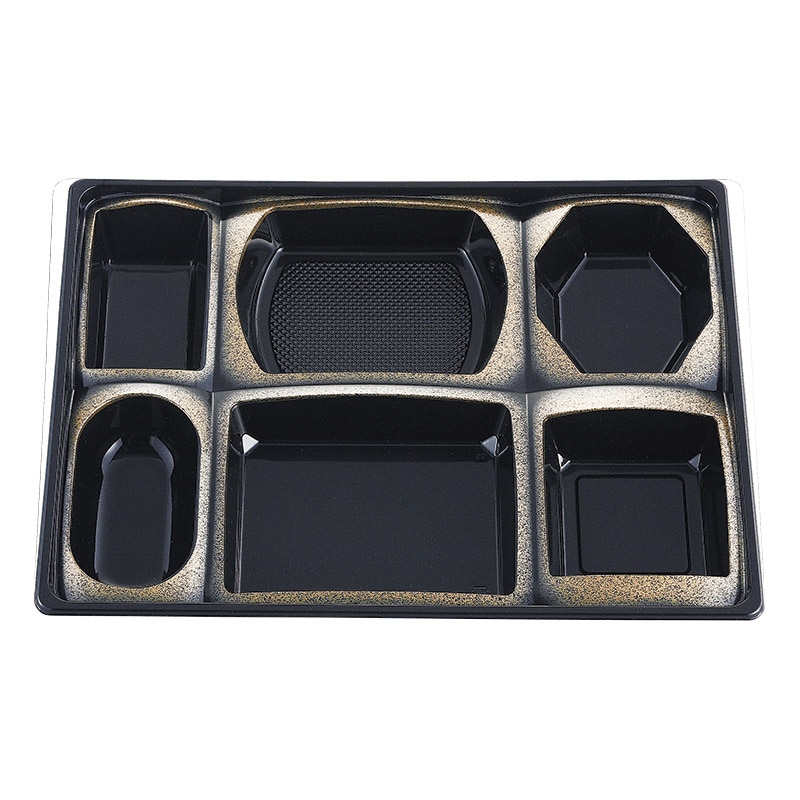 北原産業 紙ボックス弁当容器　中仕切　115-80 F-5　渋金  20個/袋（ご注文単位4袋）【直送品】