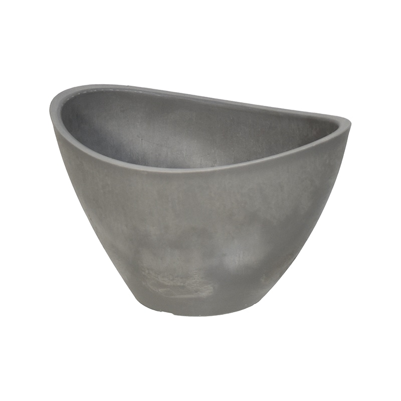 リード商事 樹脂ポット オーバルボウル 20 LGPL0920 グレー 1個(ご注文単位1個)【直送品】