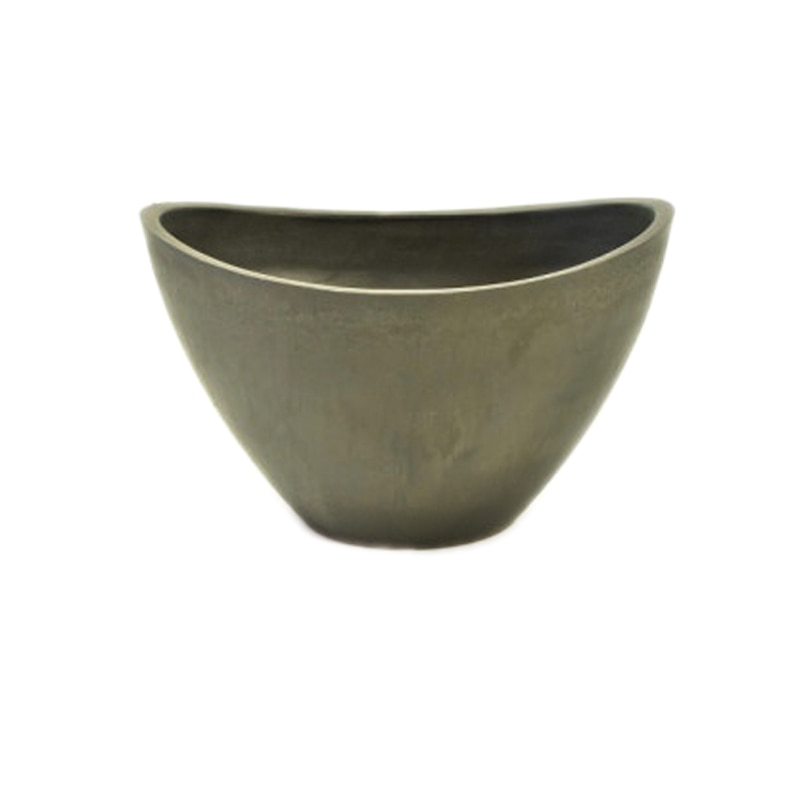 リード商事 樹脂ポット オーバルボウル 15 LGPL0915BK 1個(ご注文単位1個)【直送品】