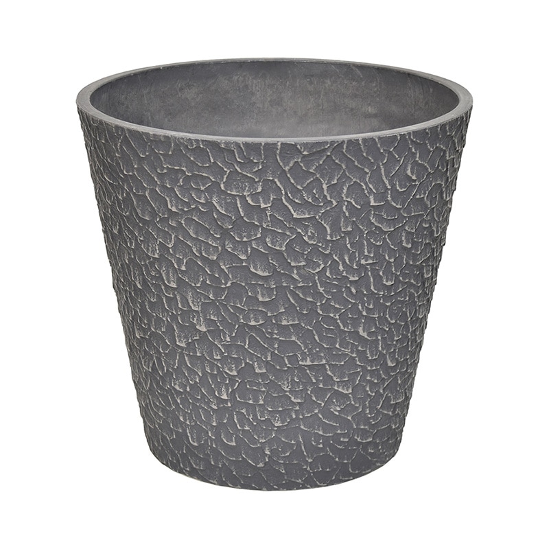 リード商事 樹脂ポット　エコフレンドリーロックポット 31 YGPL3129　チャコール 1個（ご注文単位1個）【直送品】