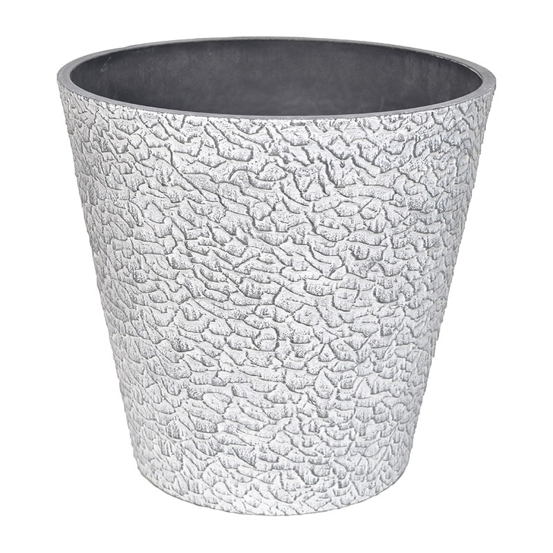 リード商事 樹脂ポット　エコフレンドリーロックポット 40 YGPL4038　ライトチャコール 1個（ご注文単位1個）【直送品】