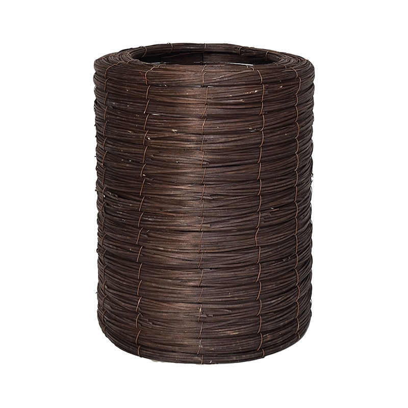 リード商事 シリンダーバスケット S HT-13384S ブラウン 1個(ご注文単位1個)【直送品】