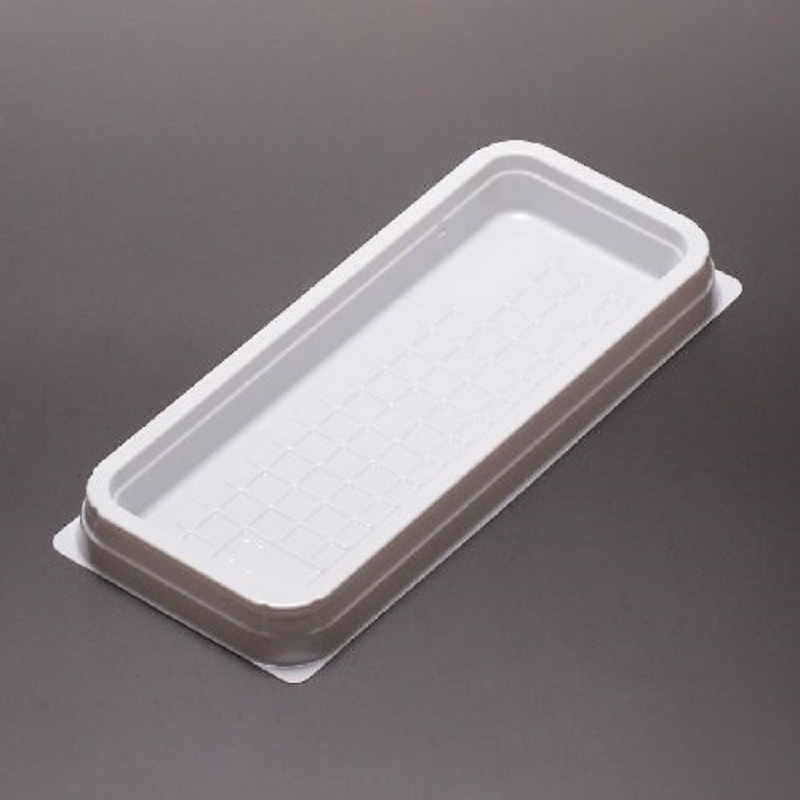 エースパック サンドイッチ容器　本体 MH-17　LS　PS 白 50枚/袋（ご注文単位42袋）【直送品】