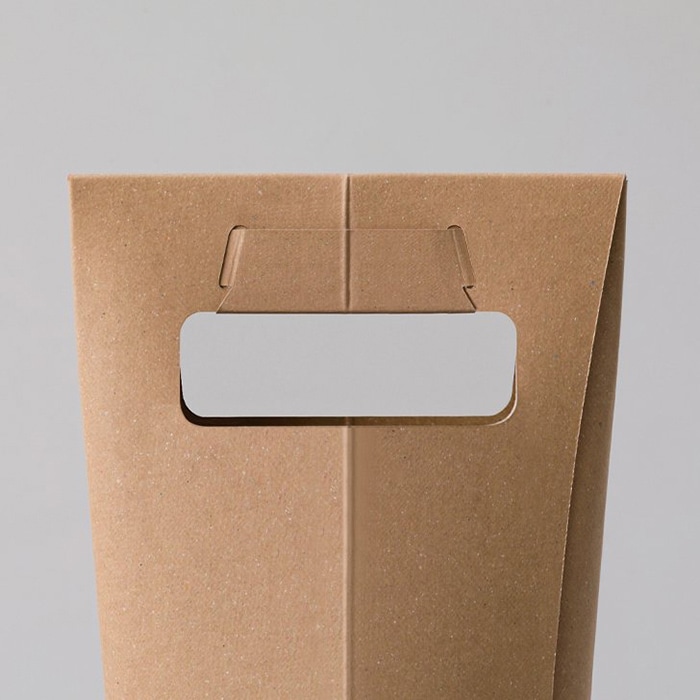 和気 ボトルキャリーケース 1本入 クラフト 100枚/箱(ご注文単位1箱)【直送品】