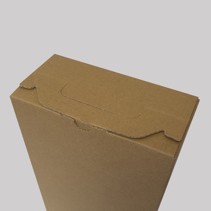 和気 ワンタッチボトルケース 2本箱 クラフト 50枚/箱(ご注文単位1箱)【直送品】