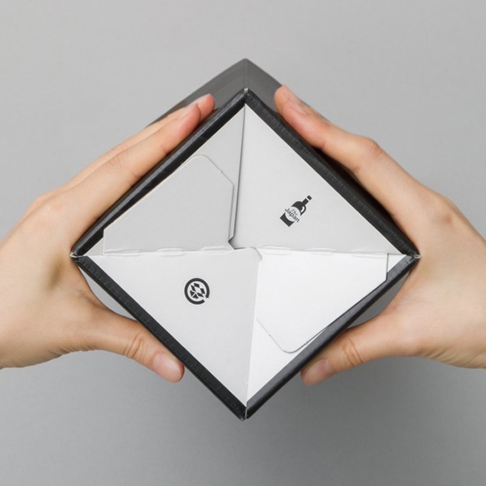 和気 一升瓶用箱 The　Japan ～nami～　波 25枚/箱（ご注文単位1箱）【直送品】