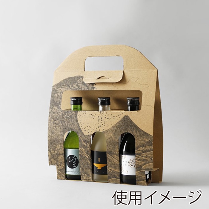 和気 アソートキャリーケース ミニボトル3本 ~波~ 50枚/箱(ご注文単位1箱)【直送品】