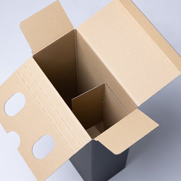 和気 一升瓶用箱 2本入 ブラック 30枚/箱（ご注文単位1箱）【直送品】