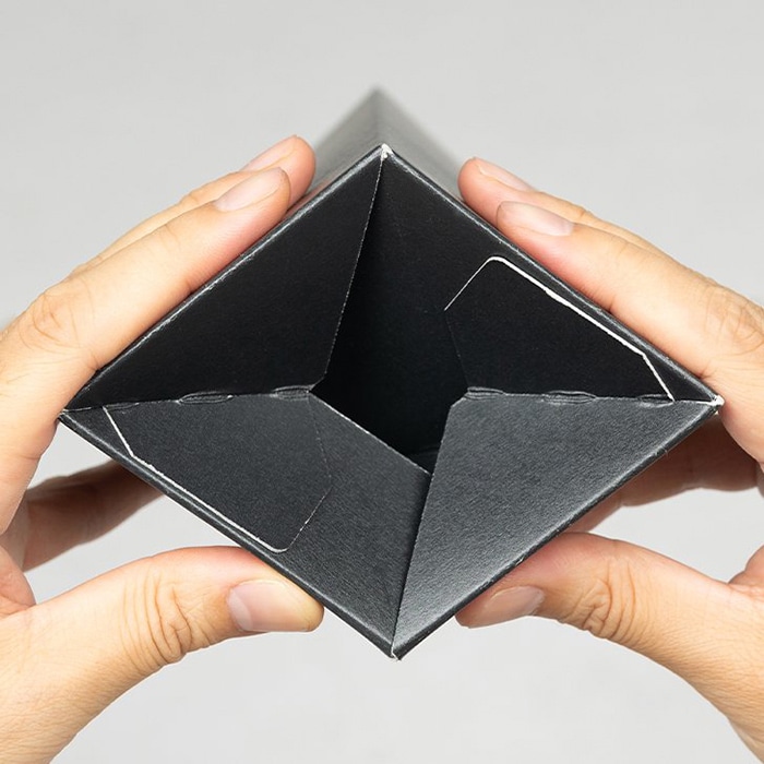 和気 4合瓶用箱 1本入 ブラック 100枚入 100枚/束(ご注文単位1束)【直送品】