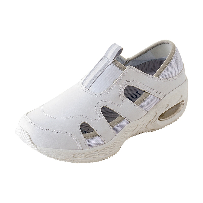 ナースシューズ ナースフィット 2F-002-1 ホワイト 25.5cm 1個(ご注文単位1個)【直送品】