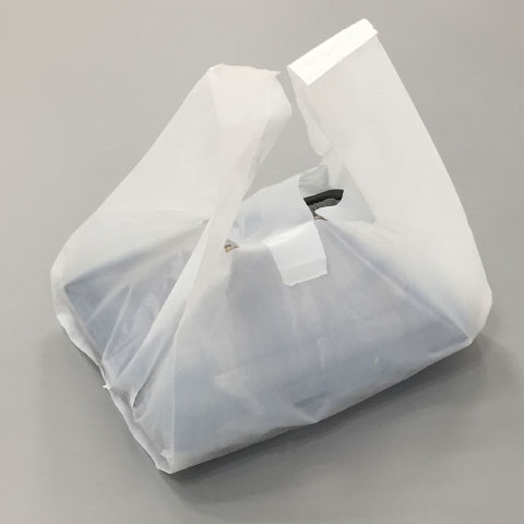 PS 弁当用レジ袋 大 乳白 100枚/袋(ご注文単位10袋)【直送品】