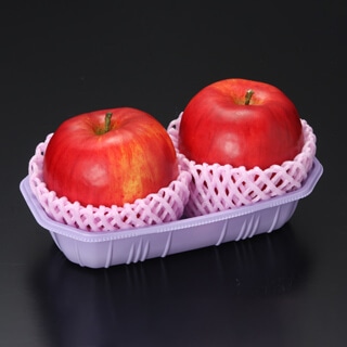 青果容器 BPフルーツ 2M ムラサキ 100枚/袋(ご注文単位10袋)【直送品】