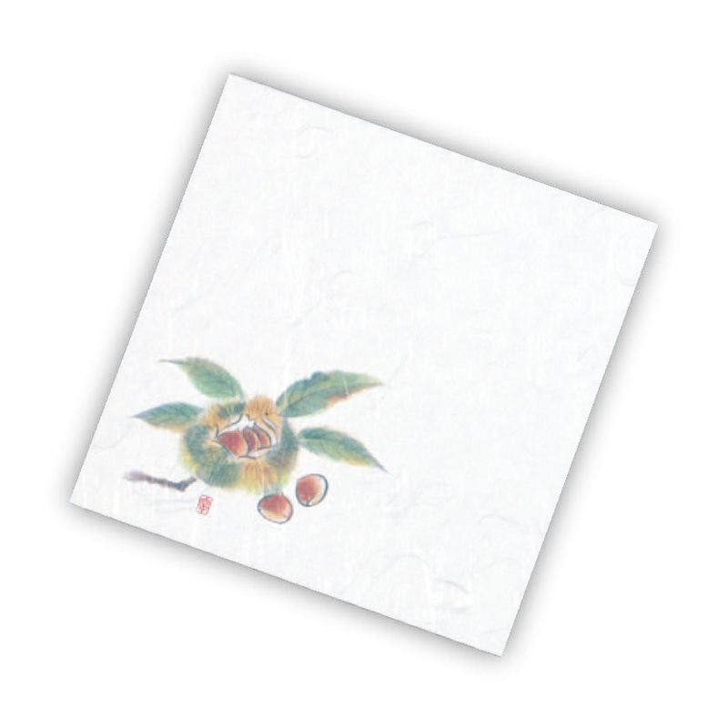 アーテック ニュー四季懐紙 4寸 NS-105 栗 1冊(ご注文単位1冊)【直送品】