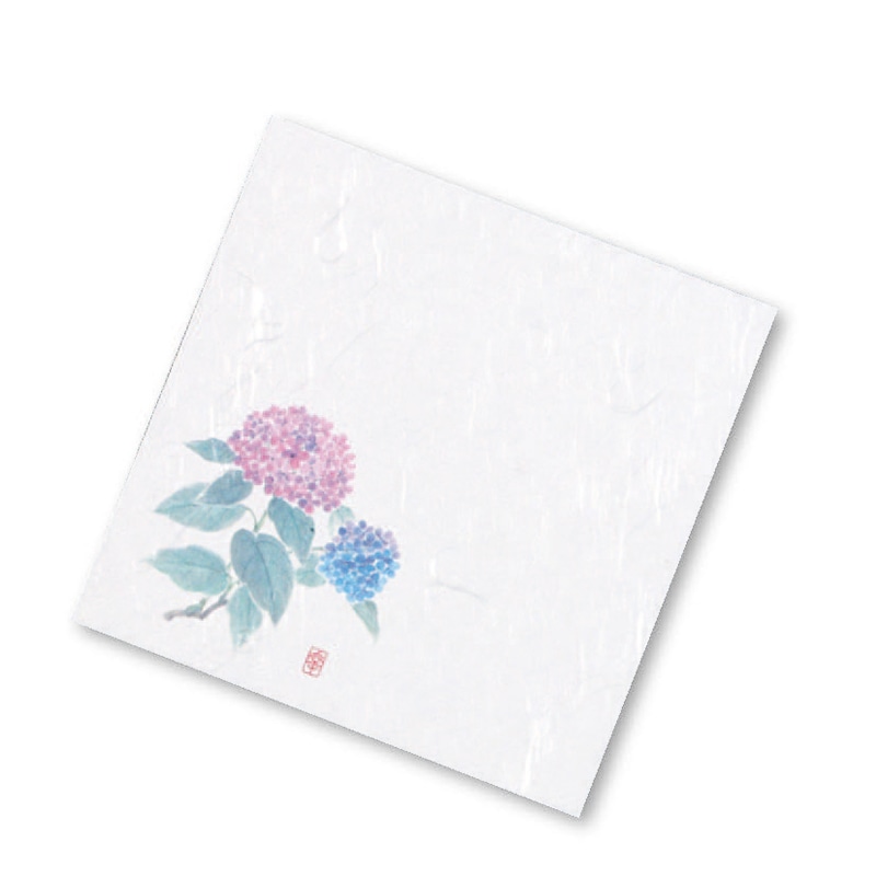 アーテック ニュー四季懐紙 4寸 NS-106 あじさい 1冊(ご注文単位1冊)【直送品】