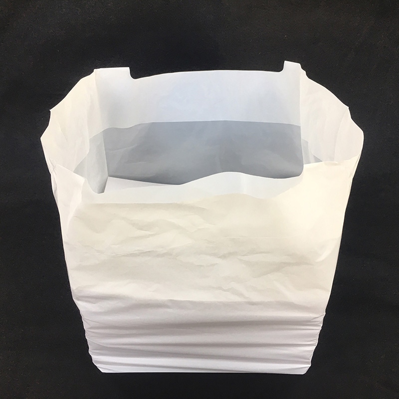 まつもと合成 手提げポリ袋 古紙回収スカンジーバッグ 乳白無地 100枚/袋(ご注文単位10袋)【直送品】