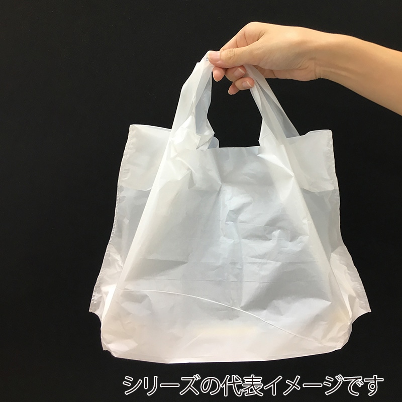 まつもと合成 手提げポリ袋 外リップスカンジーバッグ 弁当用M 100枚/袋(ご注文単位10袋)【直送品】