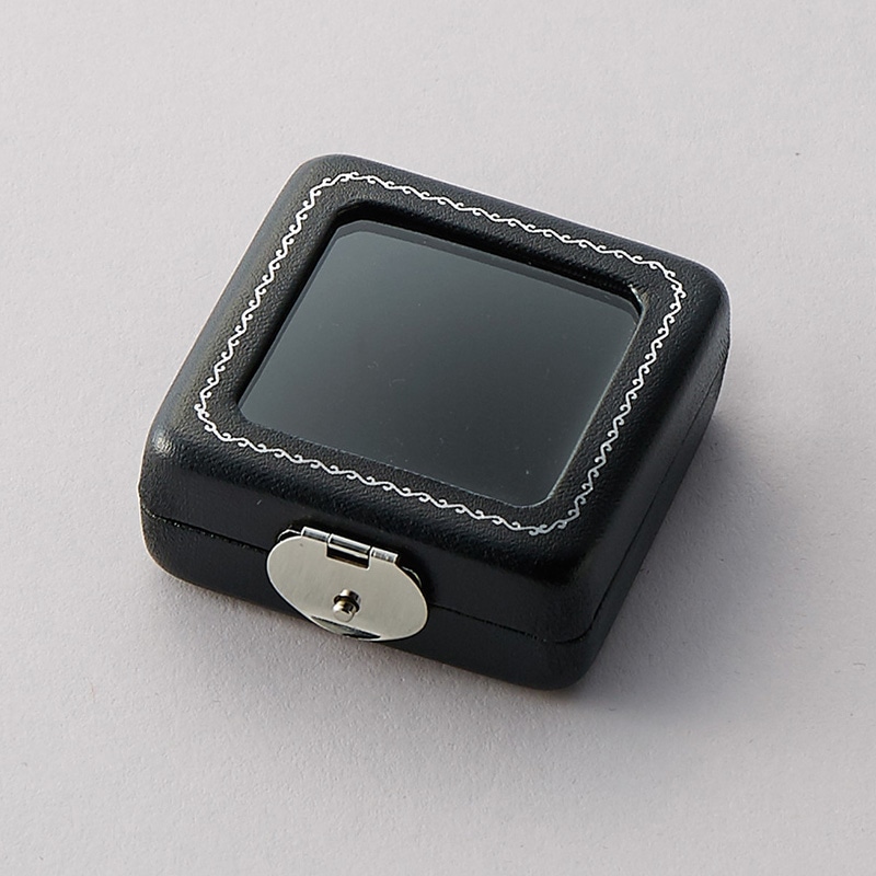 原口 ジュエリーケース　ルースケース　黒／黒  L18 1個（ご注文単位12個）【直送品】