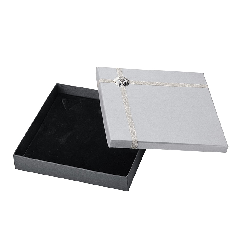 原口 ネックレス用ボックス 銀/黒 N268 1個(ご注文単位10個)【直送品】