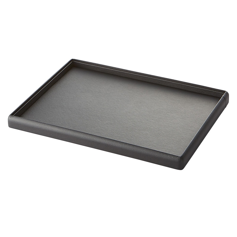 原口 接客トレイ　SBレザー 黒 1510 1個（ご注文単位1個）【直送品】