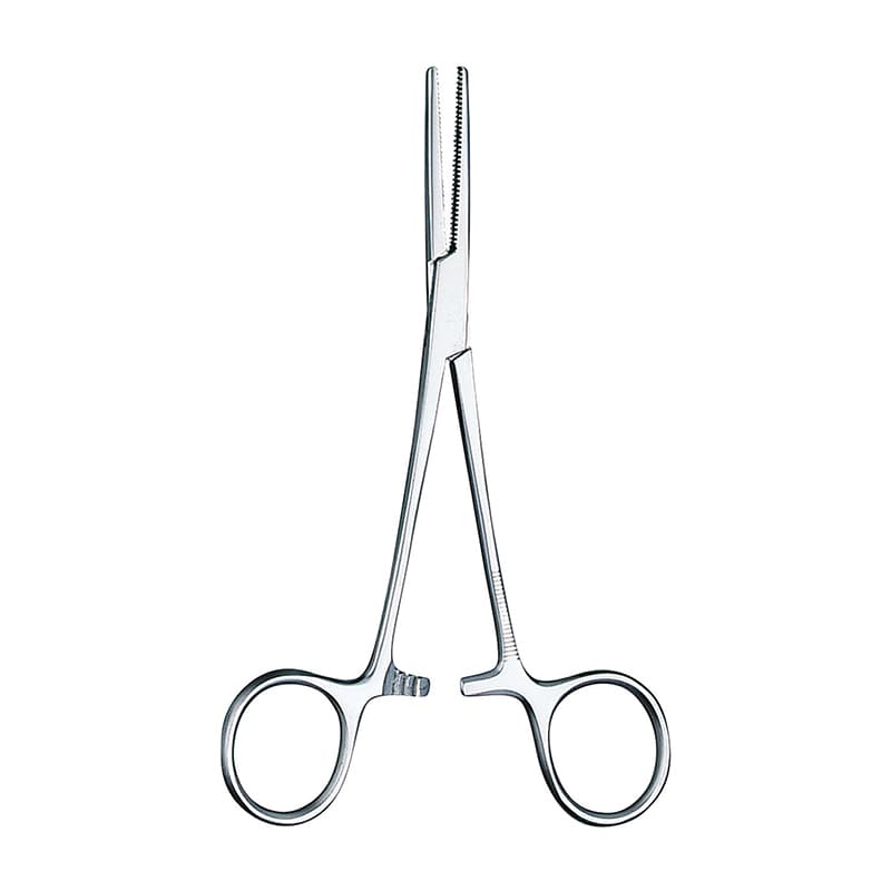 MY止血鉗子　コヘル氏　直　無鈎 MY-9192ASB　145mm　BOX  1個（ご注文単位1個）【直送品】