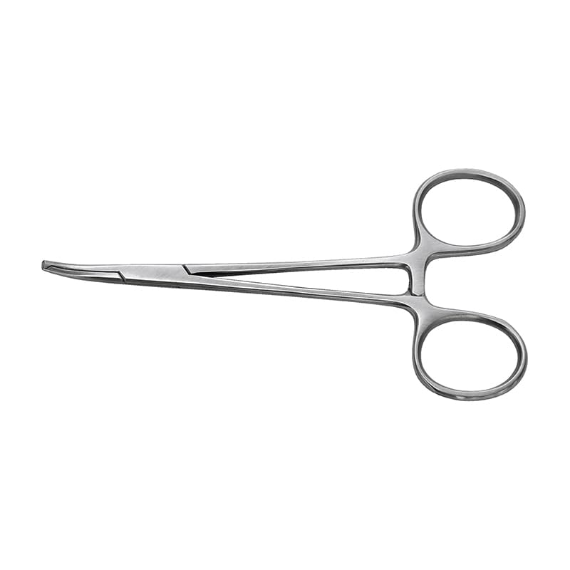 MY止血鉗子　モスキート氏　反　有鈎 MY-9198BA　125mm　BOX  1個（ご注文単位1個）【直送品】