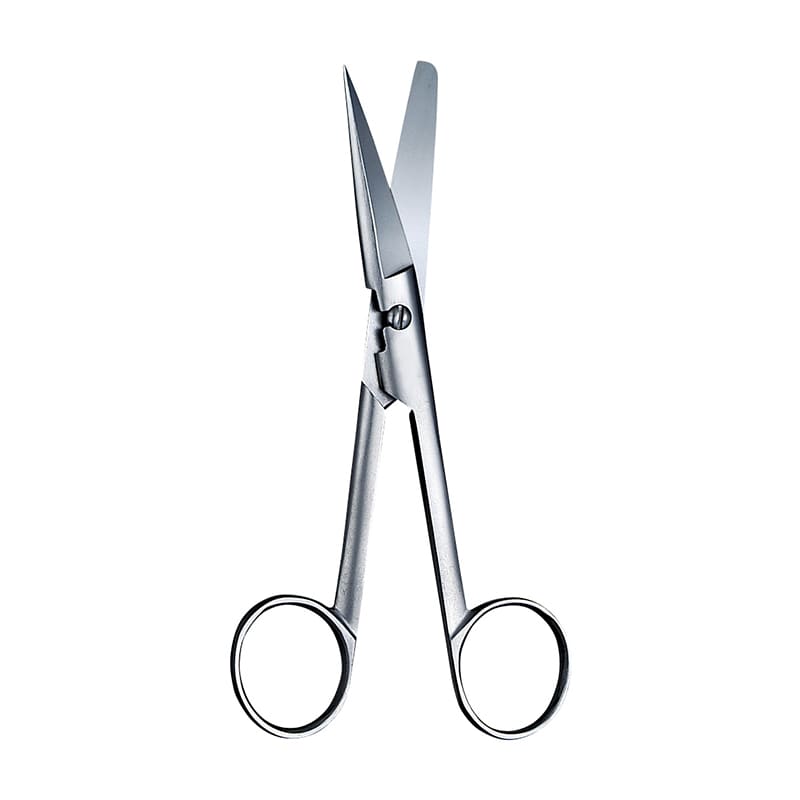 外科剪刀片尖 直 ハズシ MY-9132AM 140mm 1個(ご注文単位1個)【直送品】