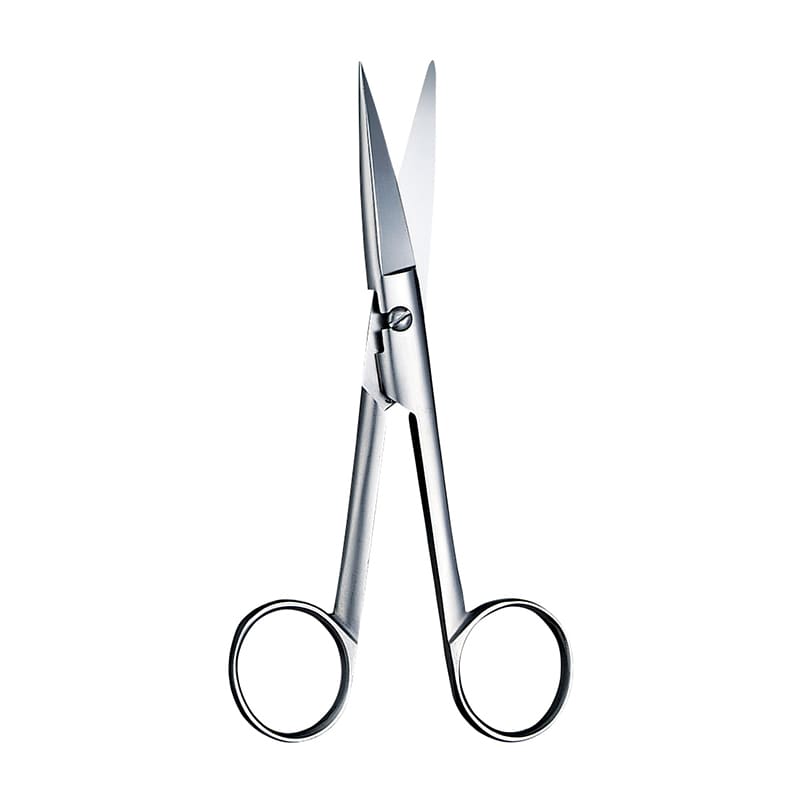 外科剪刀両尖 直 ハズシ MY-9131AM 140mm 1個(ご注文単位1個)【直送品】