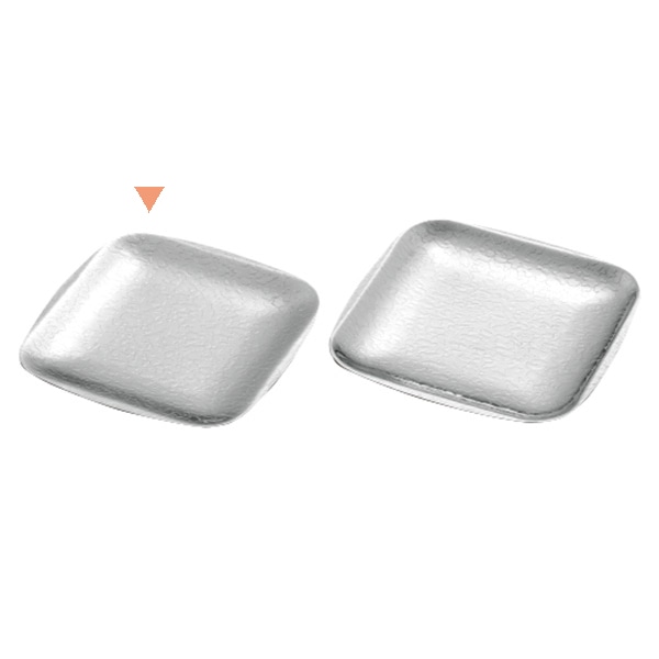 エンボスウェーブ　角皿　小  999001470 1個（ご注文単位1個）【直送品】