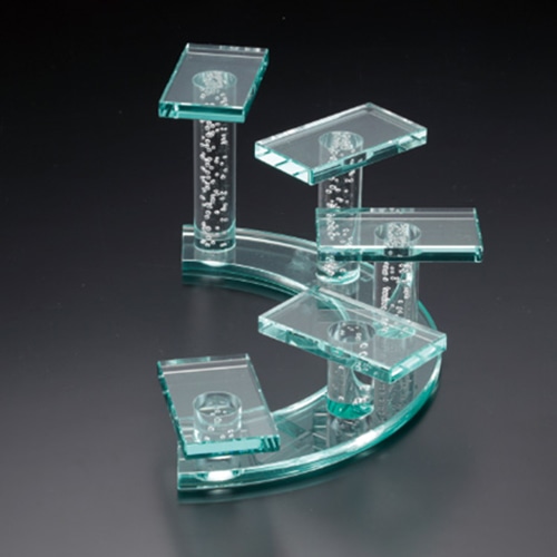 >ディスプレイステージ レクタングルステップ ライト 999001620 1個(ご注文単位1個)【直送品】