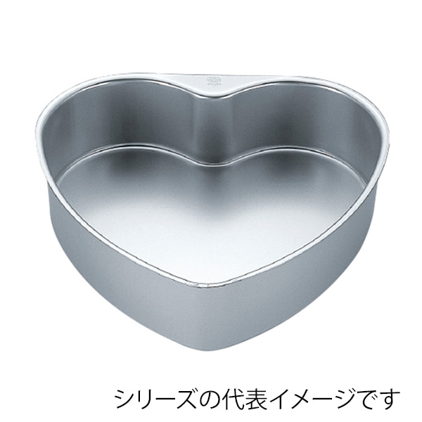 硬質アルミ　ハートデコ缶　4吋 SN6852 790000810 1個（ご注文単位1個）【直送品】