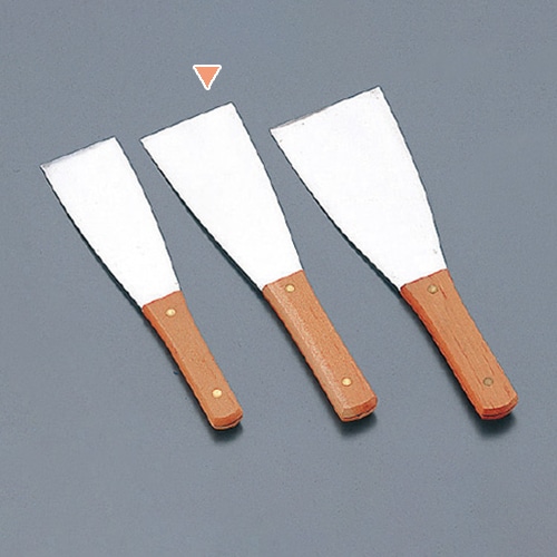 木柄ステン　バチヘラ　7.5cm  366000050 1個（ご注文単位1個）【直送品】