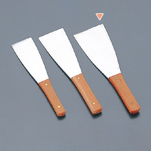 木柄ステン　バチヘラ　9cm  366000060 1個（ご注文単位1個）【直送品】