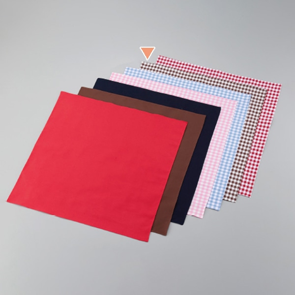 カラーナプキン ギンガムブラウン 644001370 1個（ご注文単位1個）【直送品】