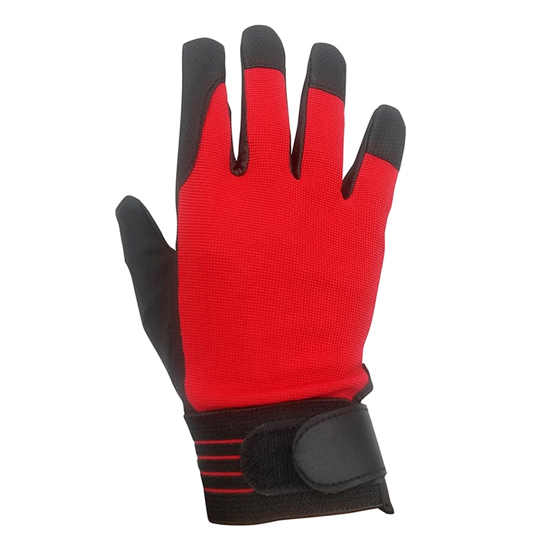 ジェイワークスプランニング PUソフトグローブ 甲ポリエステル L レッド JWG-113 1組(ご注文単位12組)【直送品】