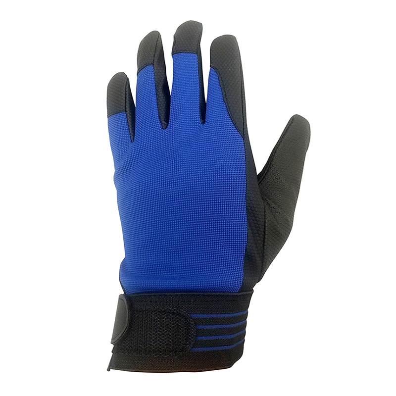 ジェイワークスプランニング PUソフトグローブ 甲ポリエステル L ブルー JWG-113 1組(ご注文単位12組)【直送品】