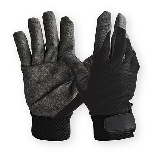 ジェイワークスプランニング 人工皮革手袋 甲ポリエステル LL ブラック JWG-114 1組(ご注文単位12組)【直送品】