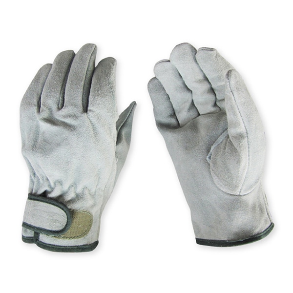ジェイワークスプランニング 牛床皮革手袋 マジック付 オイル加工 JWG-026 1組（ご注文単位10組）【直送品】